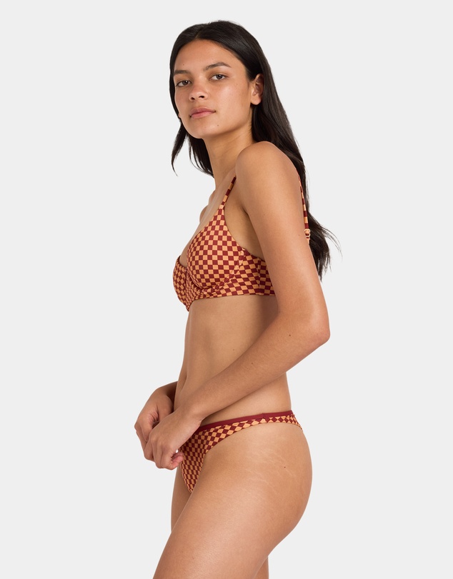 RVCA - Womens Reverberation 90s Longline Bikini Top