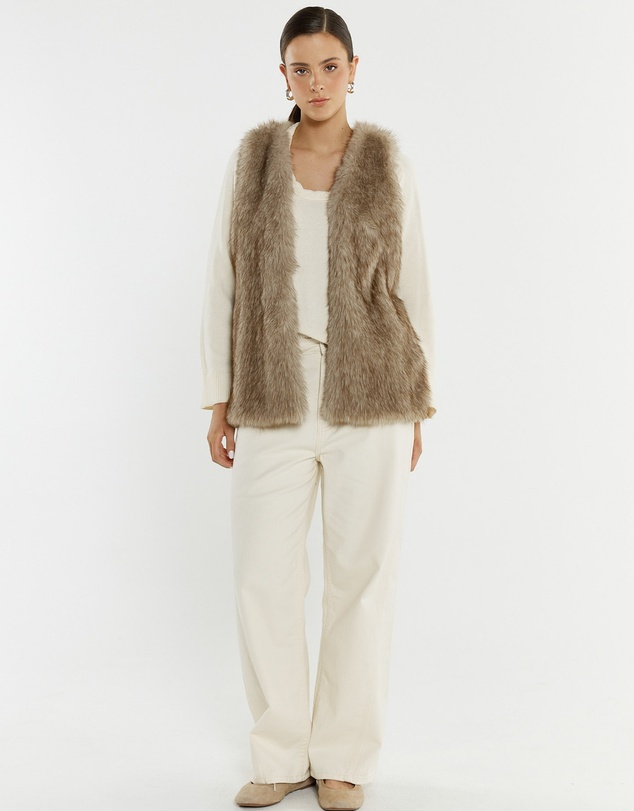 Sass - Riya Fur Gilet