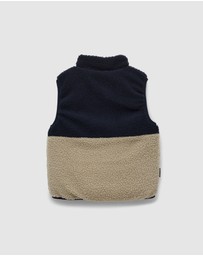 Crywolf - REVERSIBLE YETI VEST Ash Colourblock