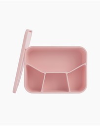 Playground - Silicone Lunch Box- Large- Light Pink