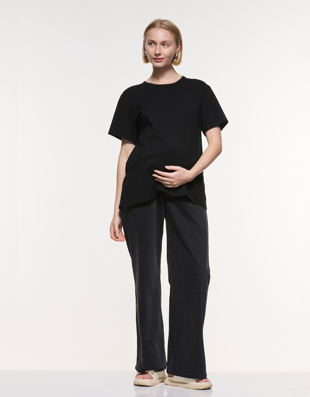 Soon Maternity - Relaxed Wide Leg Jeans