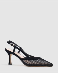 Edward Meller - DELILAH75 Mesh Slingback Pump