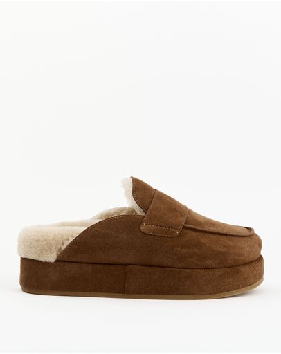 Mocha Suede Shearling