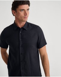 Oxford - Leyton French Linen Short Sleeve Shirt