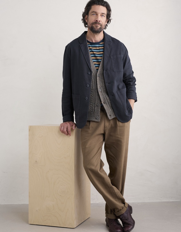 Seasalt - Seasalt Cornwall Navy Towen Blazer