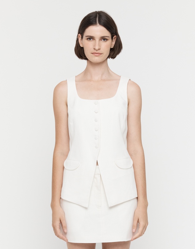 FRIEND of AUDREY - Anina Classic Waistcoat Top