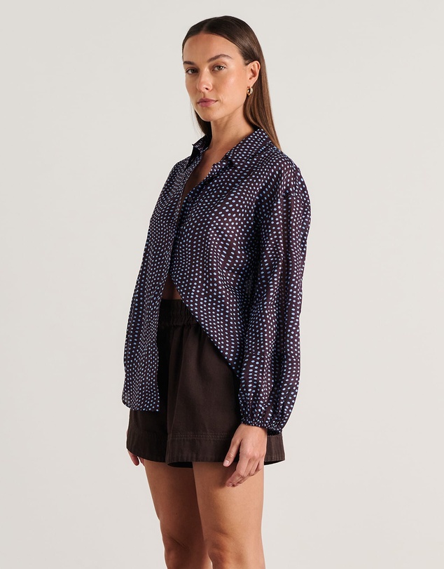 Jag - Ania Spot Long Sleeve Shirt