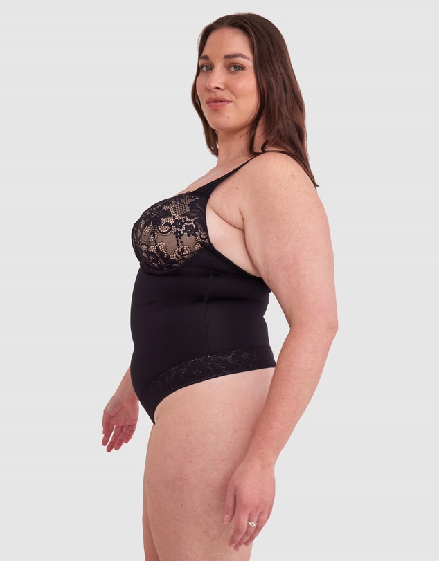 Bras N Things - Luxe Solutions Control High Waisted V String - Black