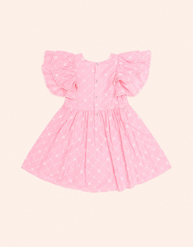 Huxbaby - Floral Broderie Dress - Babies-Teens