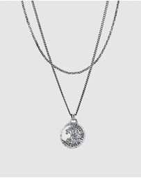 Haze & Glory - ICONIC EXCLUSIVE - Necklace Layer Coin Tide in 925 sterling silver