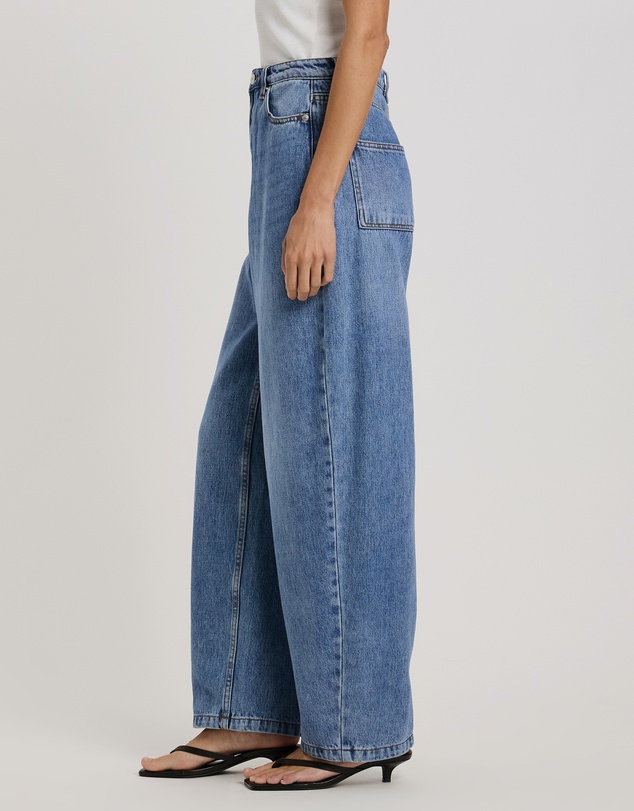 Atmos&Here - Lydia Barrel Leg Jeans