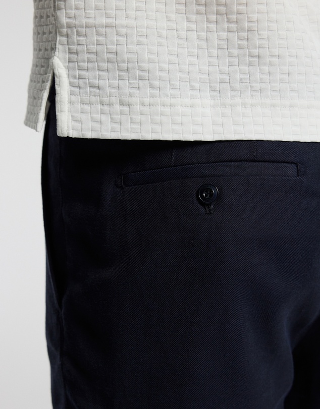 Calibre - Linen Blend Shorts Navy