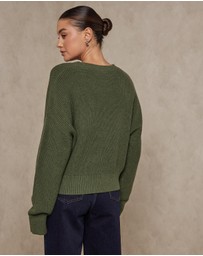 AERE - Cotton Cashmere Blend Relaxed Jumper