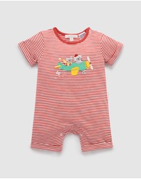 Purebaby - Christmas Airmail Growsuit -Kids-Babies