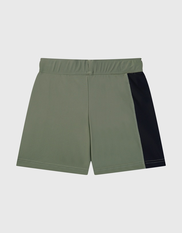 Aqua Blu Kids - Building Blocks Khaki Lycra Swim Shorts - Kids