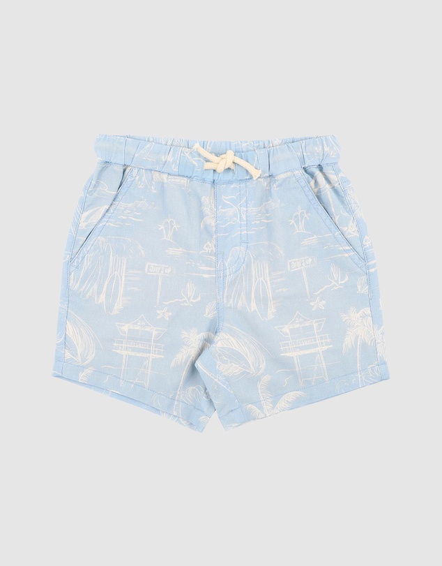 Fox & Finch - Surfs Up Linework Shorts - Kids