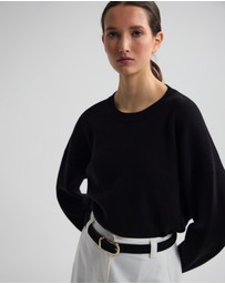 Oxford - Lexie Cotton Crew Neck Knit