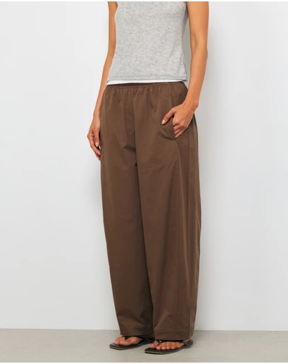 AERE - Mabel Boxer Barrel Pants