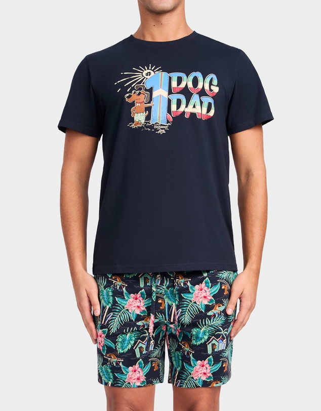 Mitch Dowd - Mitchdowd Palm Pups Short Sleeve Pyjama Set