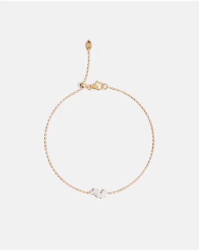 By Charlotte - Crystal Wings Bracelet