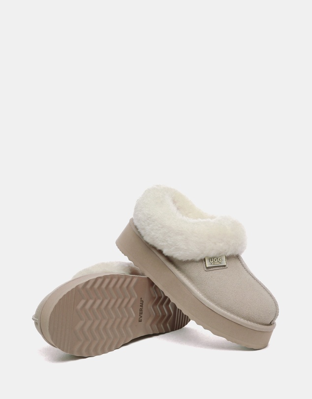EVERAU - EverAU Ugg Gabri Cow Suede Upper House Shoes
