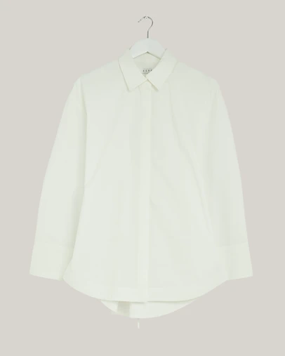 Revibe - Repaired AERE Fiora Cinched Waist Shirt - AU 10