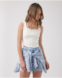 Decjuba Kids - Mia Knit Corset Top  - Teens