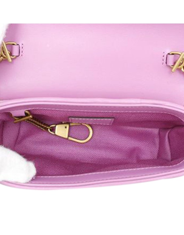 Pre-Loved by Azura Reborn - Pre-Loved Super Mini GG Marmont Matelasse Canvas Flap Crossbody