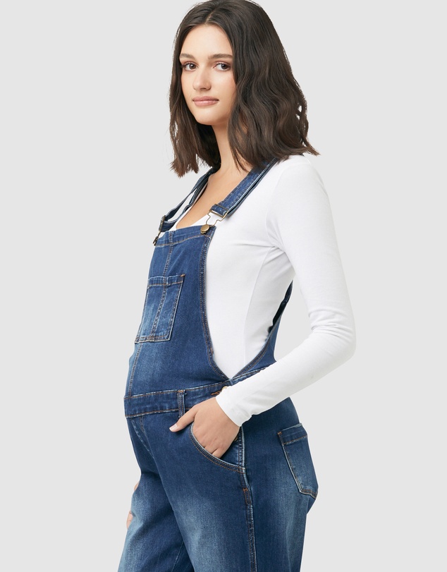 Ripe Maternity - Denim Overalls