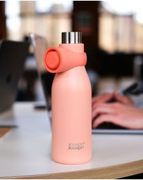 Joseph Joseph - Loop™ Vacuum Insulated Water Bottle 500 mL (17 fl. oz) (Coral)