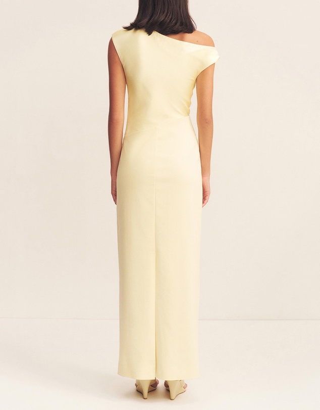 Shona Joy - Dillon Contrast Draped Maxi Dress