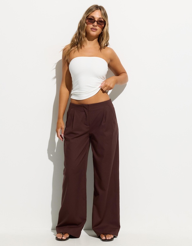 Dazie - Trevi Linen Blend Tailored Pants