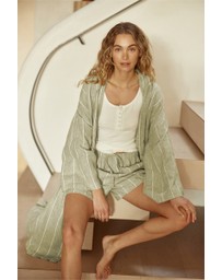 Gingerlilly - Rosalind Linen Robe