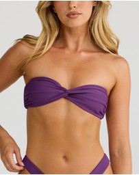 Vacay Swimwear - Positano Top Plum
