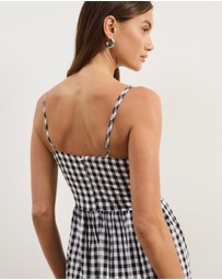 Atmos&Here - Sammy Linen Blend Midi Dress