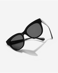 Hawkers Co - HAWKERS - Polarized Black AUDREY RAW Sunglasses for Men and Women UV400