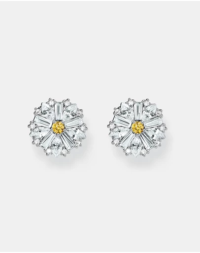 THOMAS SABO - THOMAS SABO Lovely Daisy Large Ear Studs Silver