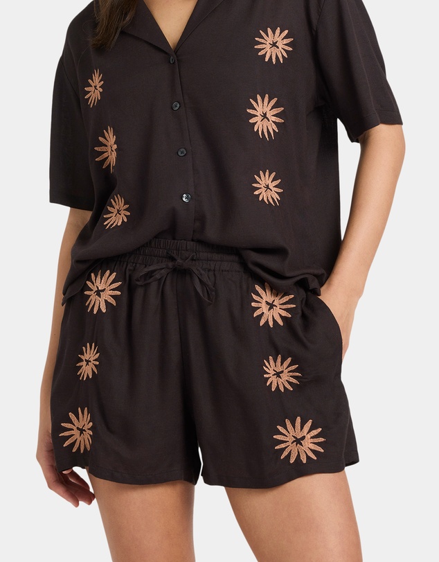 Volcom - Womens Florez Elastic Waist Shorts