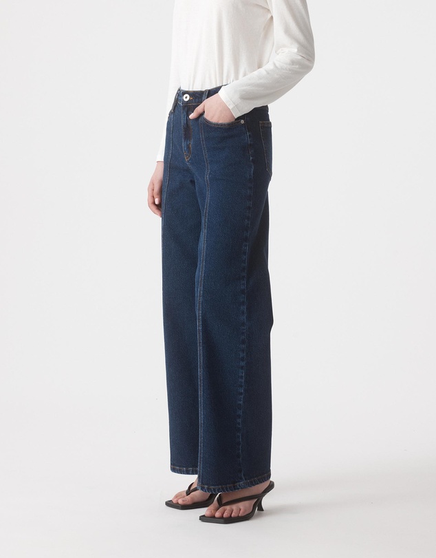 Outland Denim - 32in Mia Mid Wide Seamed Jeans