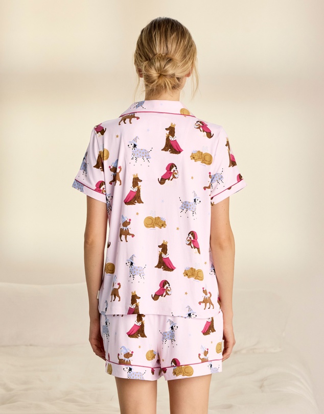 Chelsea Peers - Fairy Tale Dogs Short Pyjama Set