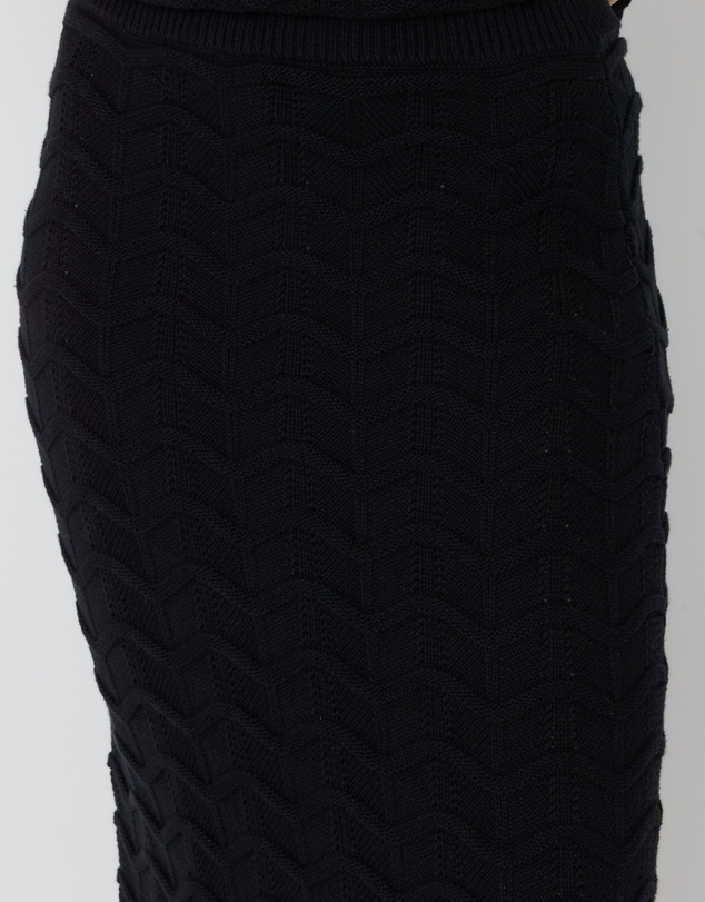ALEXANDRA - Ratan Skirt Black