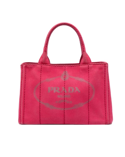 Pre-Loved by Azura Reborn - Pre-Loved Small Canvas Canapa Logo Satchel