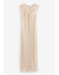 NEXT - Twist Front Sleeveless Textured Jersey Maxi Dress