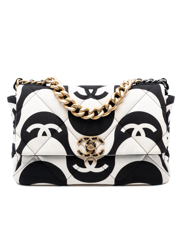 Pre-Loved by Azura Reborn - Pre-Loved Large Printed Silk 19 Flap