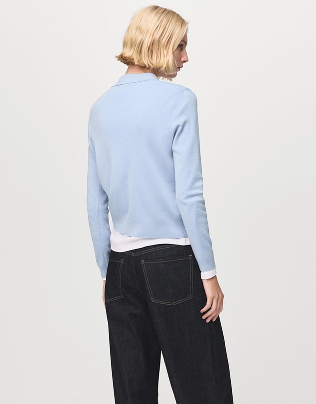 M.N.G - Polo Collar Wool Sweater