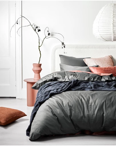 Aura Home - Halo Organic Sateen Quilt Cover