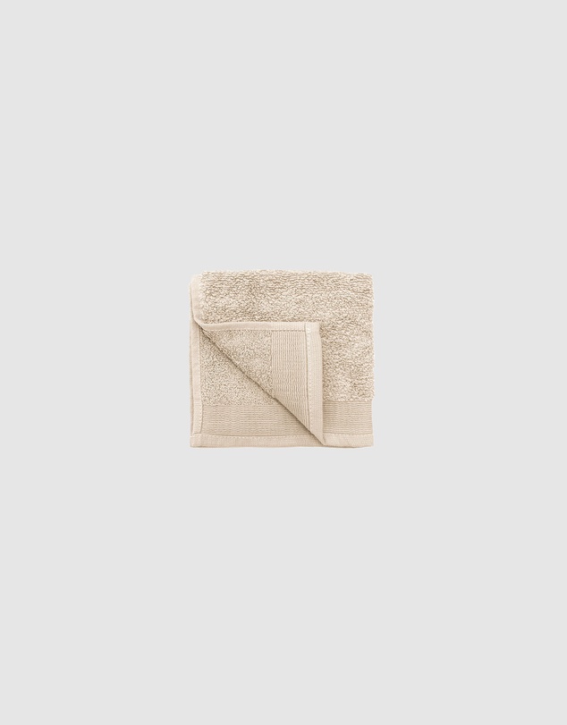 Bambury - Elvire Face Washer 33x33cm Buff