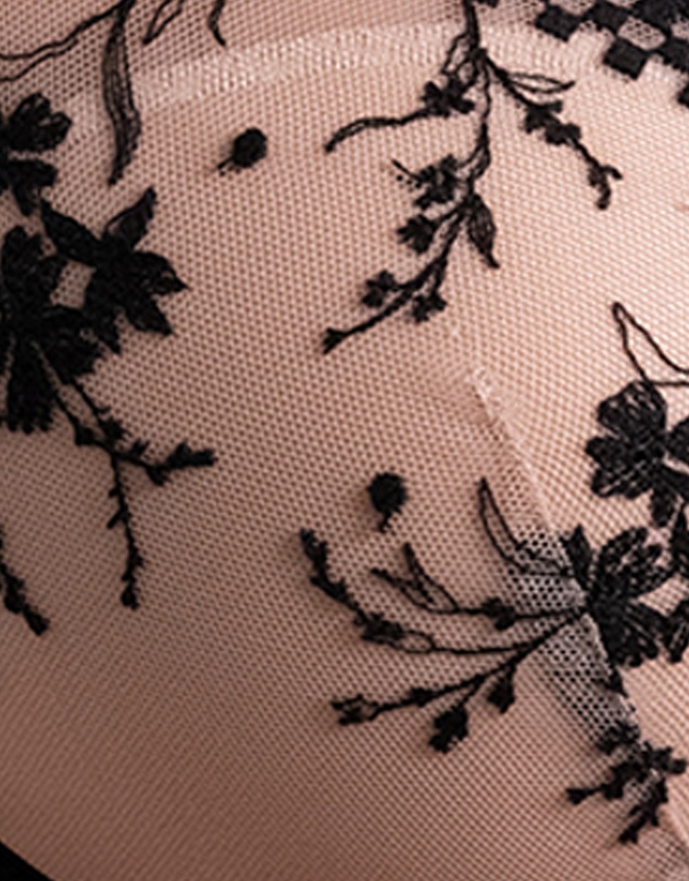 Passionata - Suzy Embroidered Wired Plunge T-Shirt Bra
