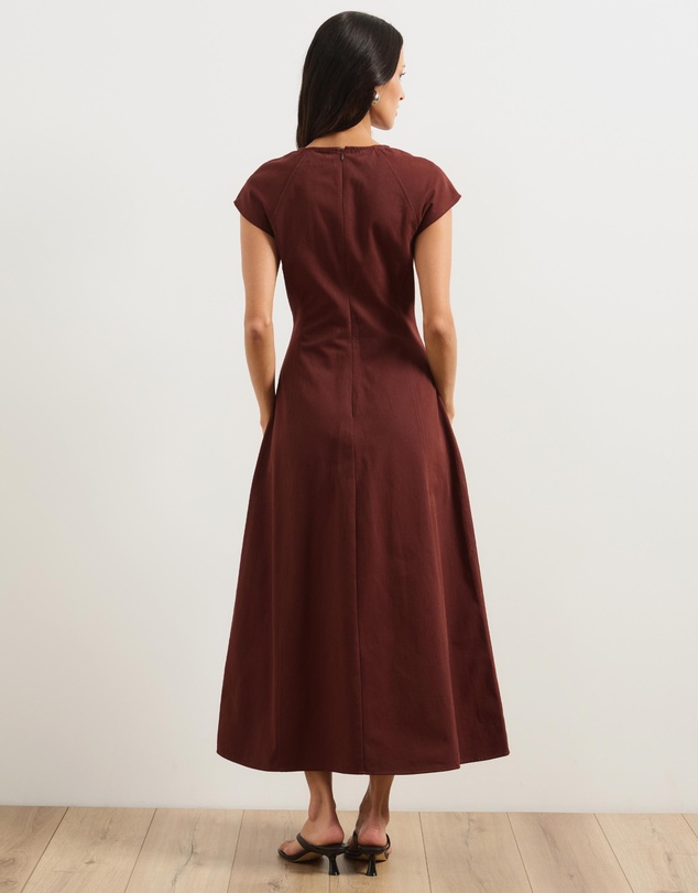 Atmos&Here - Sofie Chambray Midi Dress