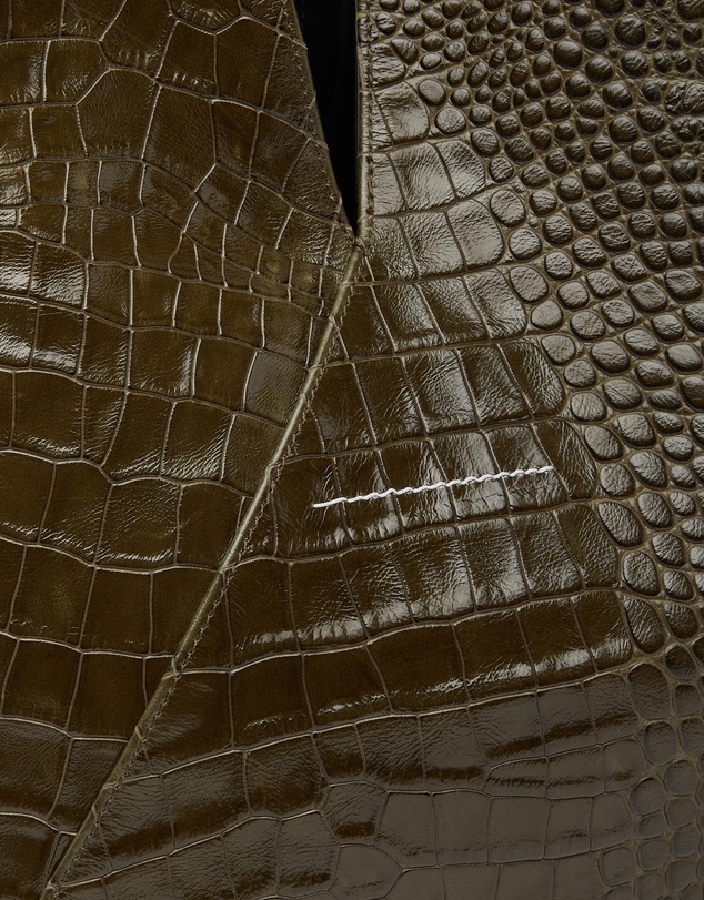 MM6 Maison Margiela - Medium Japanese Crocodile Print Bag